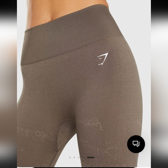 Gymshark adapt ombre seamless leggings in triangle penny brown - Picture 4 of 7